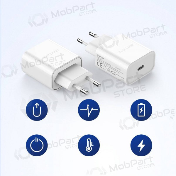 Lader Dux Ducis C50 PD 20W Quick Charge (wit)