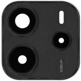 Xiaomi Redmi Note 14 5G cameralens met frame (zwart)