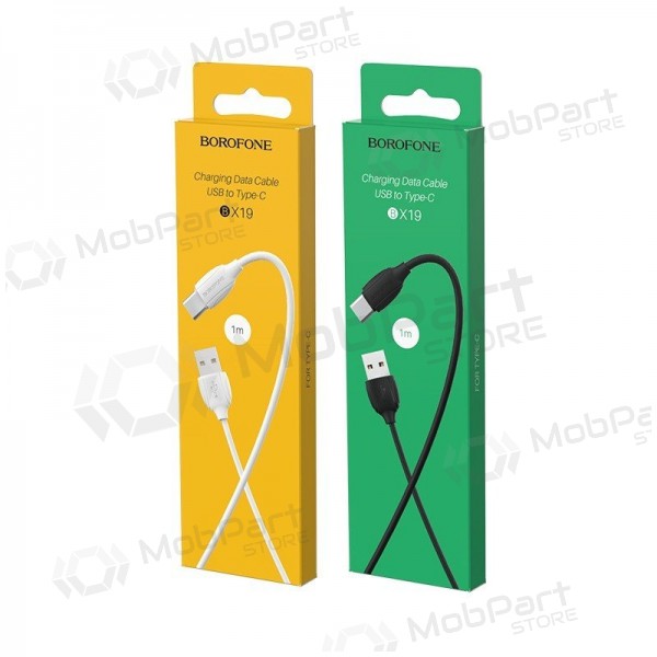 USB kabel Borofone BX19 USB-A to USB-C 1.0m wit