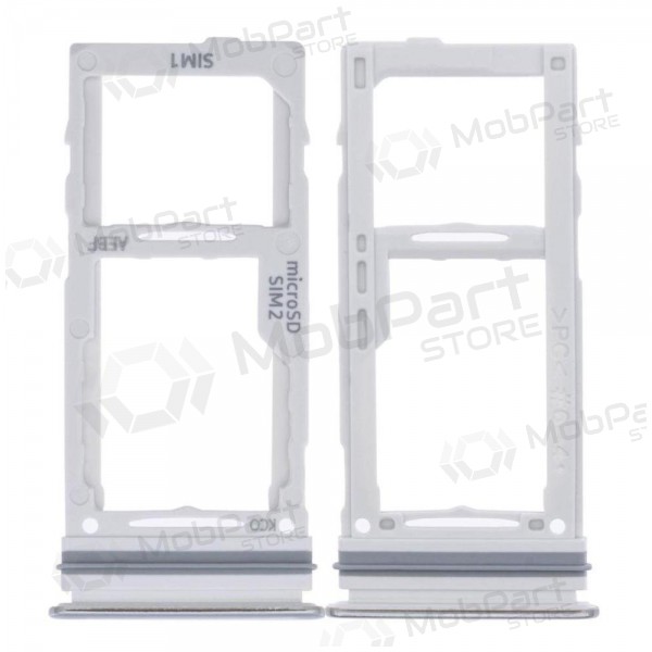 Samsung A525 / A526 / A528 / A725 / A726 A52 Galaxy 4G / A52 5G / A52S 5G / A72 4G / A72 5G SIM-kaarthouder - baltas - service pack - originalus