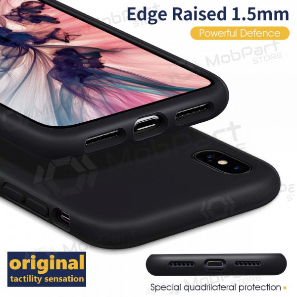 Apple iPhone 11 Pro Max hoesje - Liquid Silicone 2.0mm (zwart)