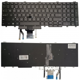 Toetsenbord DELL Latitude 5500, met achtergrondverlichting en trackpoint