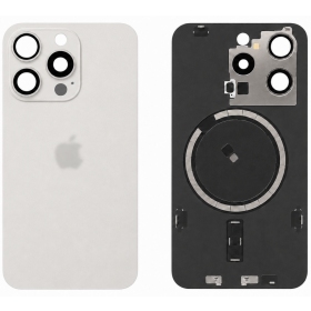 Apple iPhone 15 Pro achterkant (wit) (Premium)