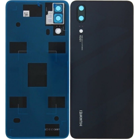 Huawei P20 achterkant (zwart) (service pack) (origineel)