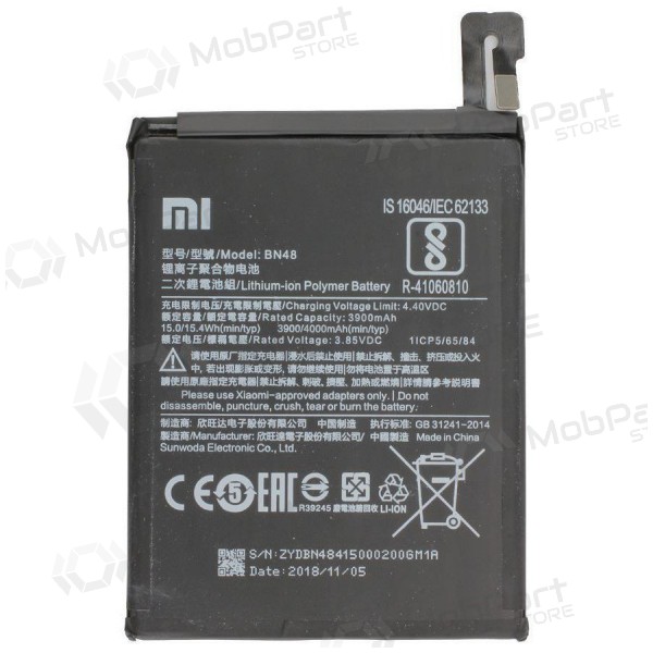 Xiaomi Redmi Note 6 Pro, Redmi Note 5 Pro batterij, accu (BN48) (Premium)