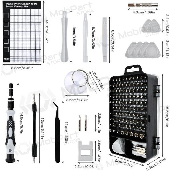 Schroevendraaierset RC-K-1310 120in1