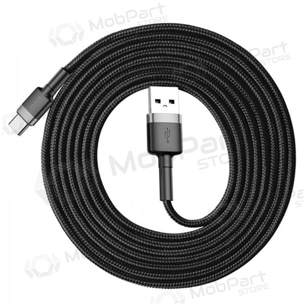 Kabel Baseus Cafule PD Type-C - Type-C 3.0A 60W (grijs-zwart) 1.0m CATKLF-GG1