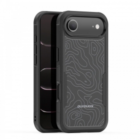 Apple iPhone Air hoesje - Dux Ducis Shld - zwart (Contour Pattern)