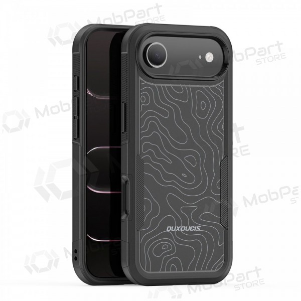 Apple iPhone Air hoesje - Dux Ducis Shld - zwart (Contour Pattern)