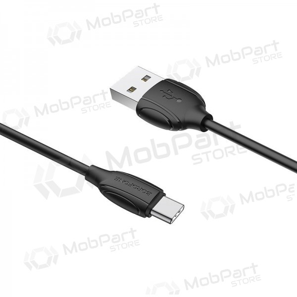 USB kabel Borofone BX19 USB-A to USB-C 1.0m zwart