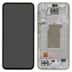 Samsung Galaxy A35 scherm (Awesome Lemon) (met frame) (refurbished)