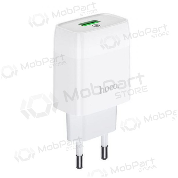 Lader HOCO C72Q Glorious USB (QC3.0) (wit)