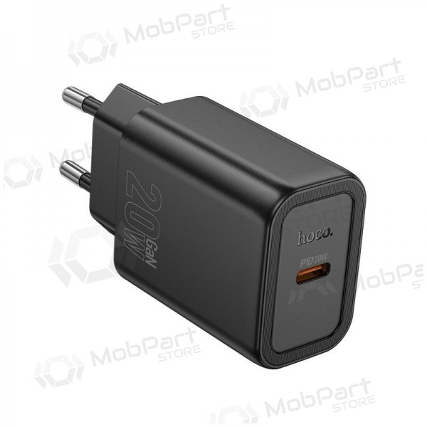 Telefoonoplader Hoco N60 20 W GaN USB-C zwart