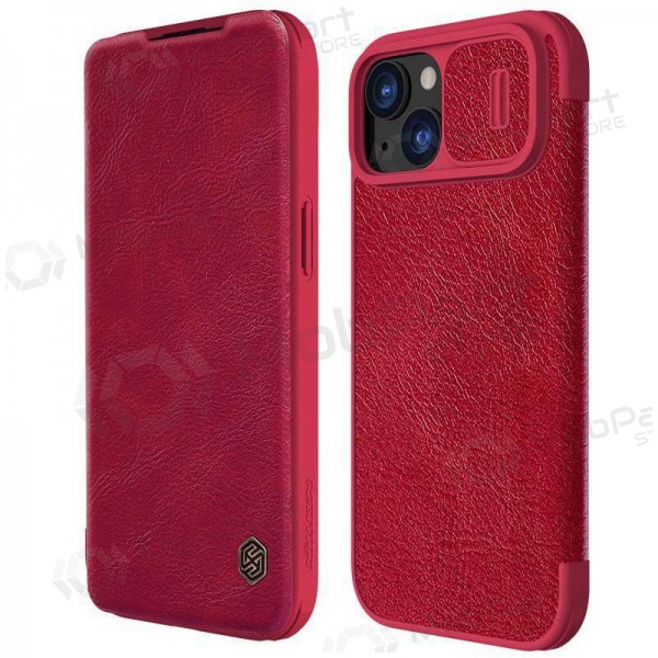 Apple iPhone 14 Plus hoesje Nillkin Leren (rood)