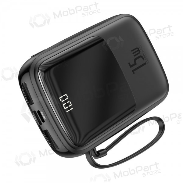 Externe batterij Power Bank Baseus Q Pow With Type-C Cable 10000mAh zwart PPQD-A01