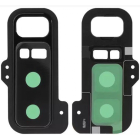 Samsung Galaxy Note 8 cameraglas (met frame) (zwart)