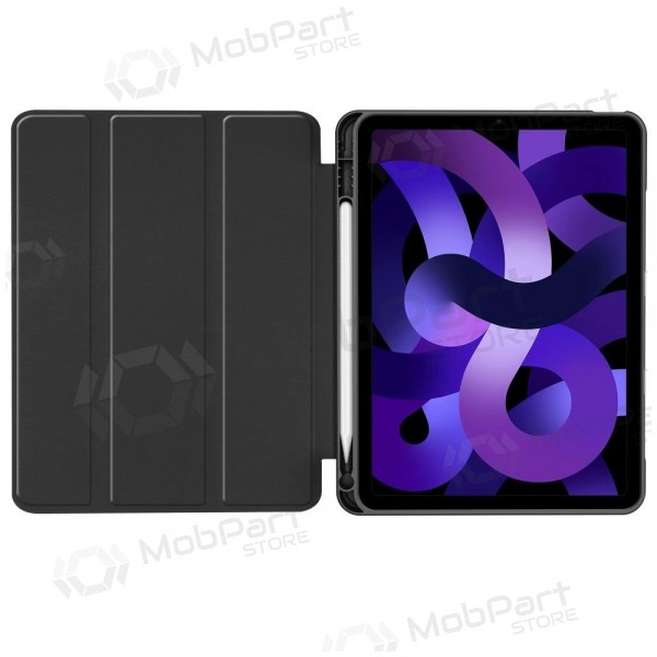 Apple iPad Air (2020, 2022, 2024, 2025, 2026) hoesje - Tech-Protect SmartCase Pen Holder (zwart)