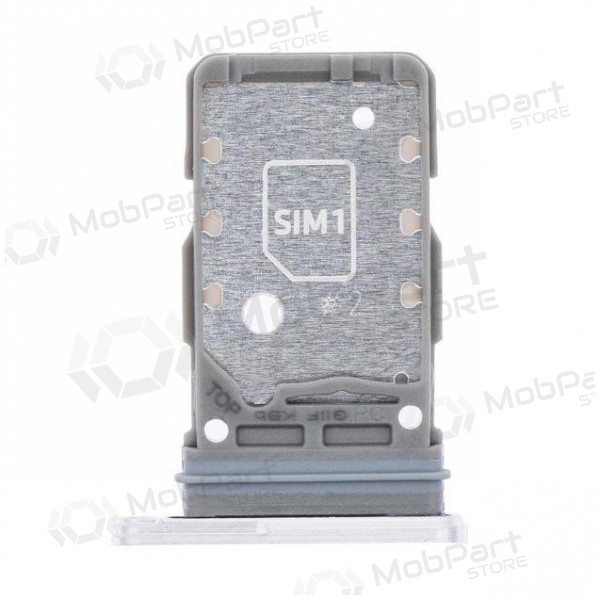 Samsung G991B Galaxy S21 5G SIM-kaarthouder (wit)