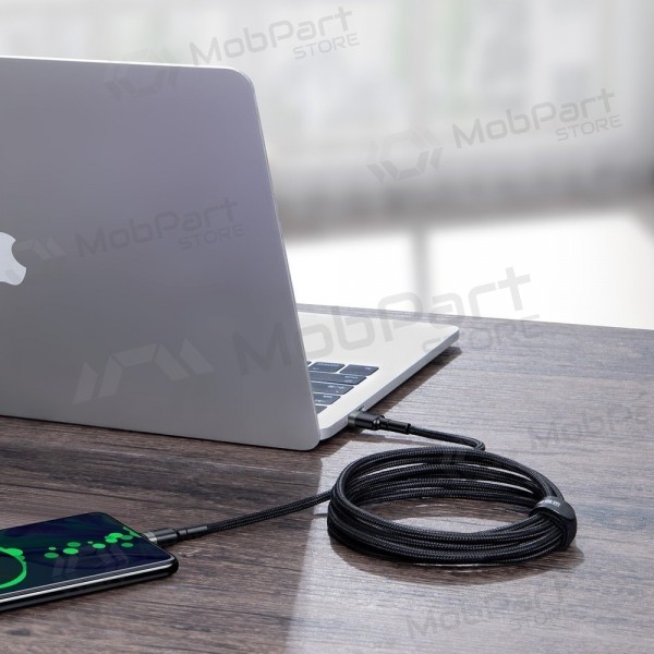 USB-C kabel Baseus Cafule CATKLF-ALG1 USB-C naar USB-C 2 m 100 W zwart