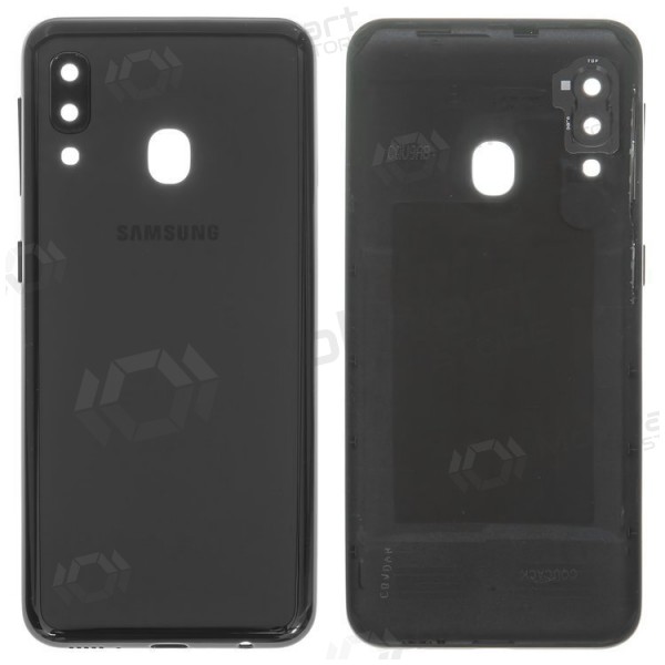 Samsung A202 Galaxy A20e 2019 achterkant batterijklep (zwart) - naudotas grade A, originalus
