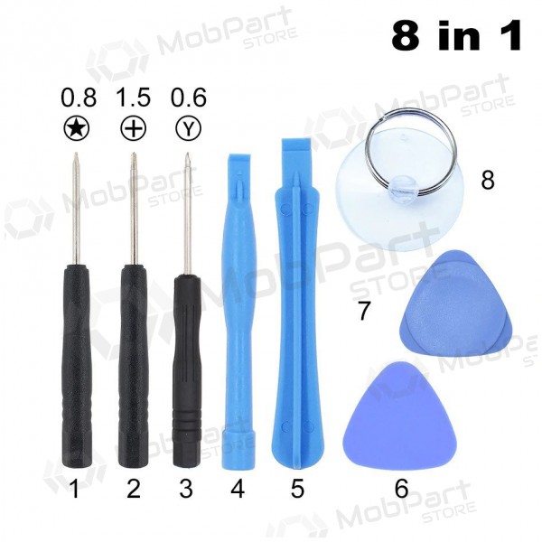 Gereedschapsset (8-in-1)