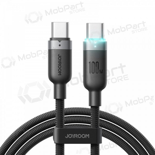 USB-C kabel Joyroom S-A63 USB-C naar USB-C 1.2 m 100 W zwart
