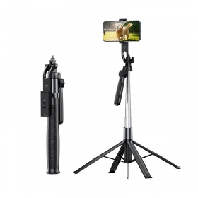 Selfiestick Remax P30 1.8m zwart