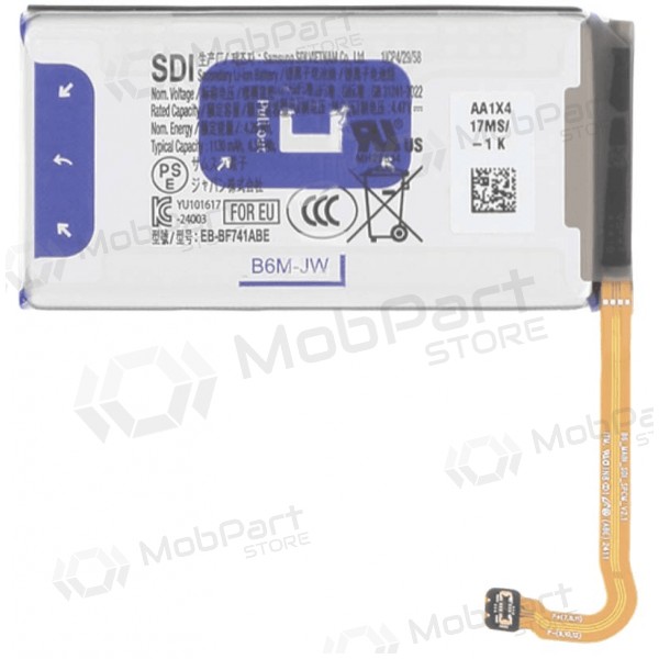 Samsung Galaxy Z Flip6, Z Flip7 FE batterij, accu EB-BF741ABE (origineel)