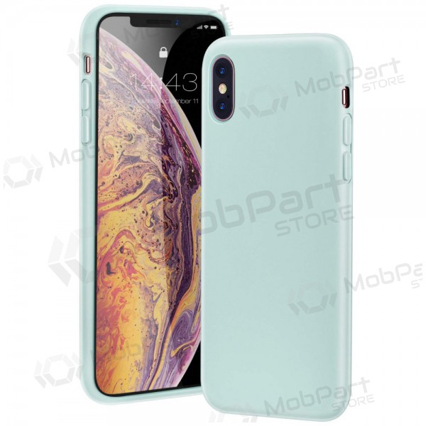 Apple iPhone 13 hoesje - Liquid Silicone - 1.5mm (mint)