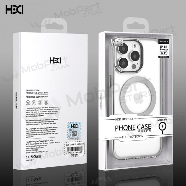 Hoesje HDD Electro MagSafe Case Apple iPhone 12/12 Pro blauw