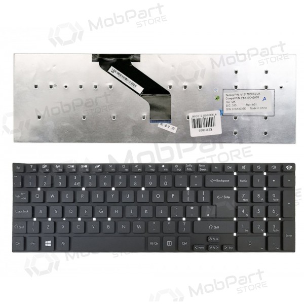 Packard Bell LG71, TG71, LV11, LV44, LS11, TS44 (UK) toetsenbord