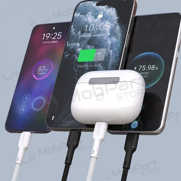 USB-C kabel Dudao L9C USB-C naar USB-C 2 m 65 W zwart