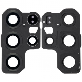 Samsung Galaxy S25 Ultra cameralens met frame (zwart)