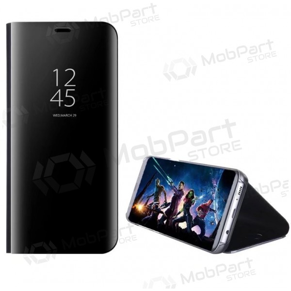 Samsung G965 Galaxy S9 Plus hoesje - Clear View Stand Cover (zwart)