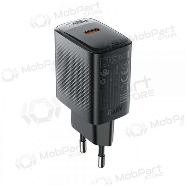 Telefoonoplader Acefast A104 25 W GaN USB-C zwart
