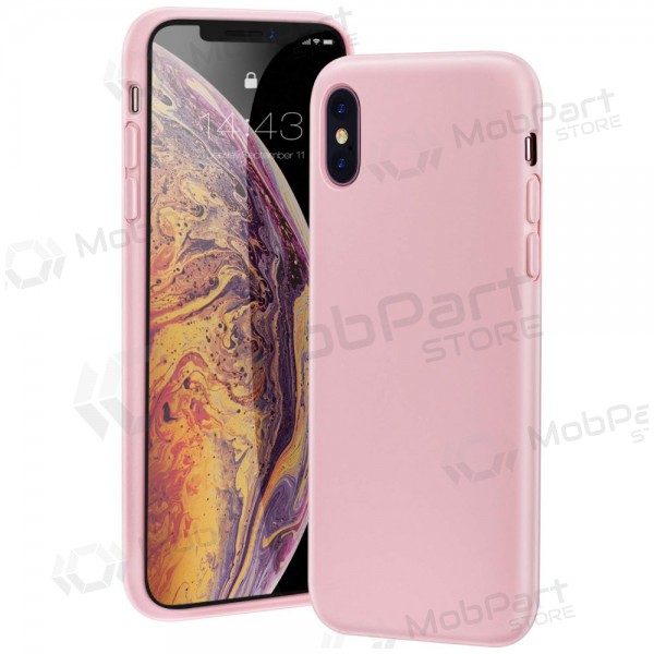 Apple iPhone 11 hoesje - Liquid Silicone - 1.5mm (roze)