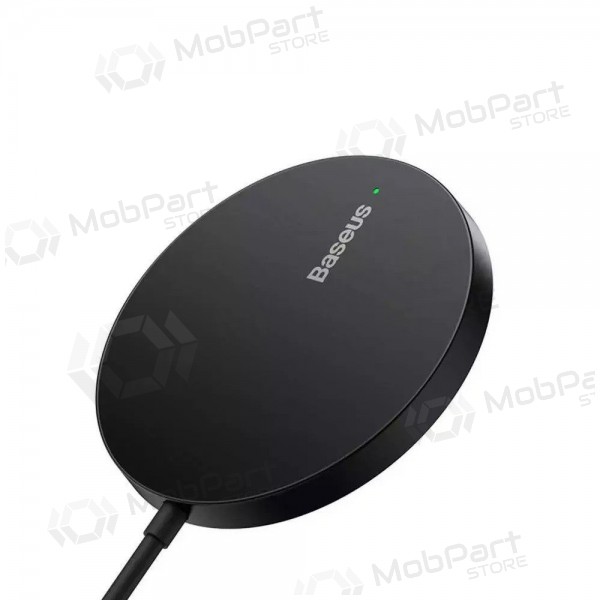 MagSafe draadloze oplader Baseus Simple Mini 3 15 W zwart