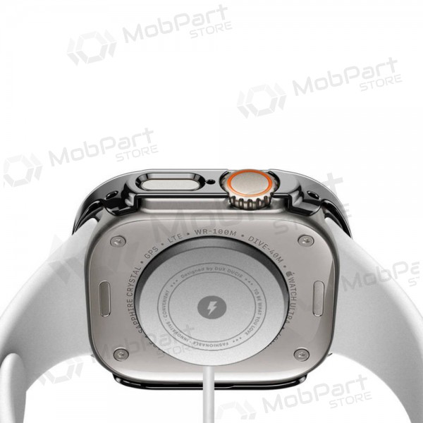 Apple Watch Ultra 49mm LCD beschermglas / hoesje - Dux Ducis Hamo (zwart)