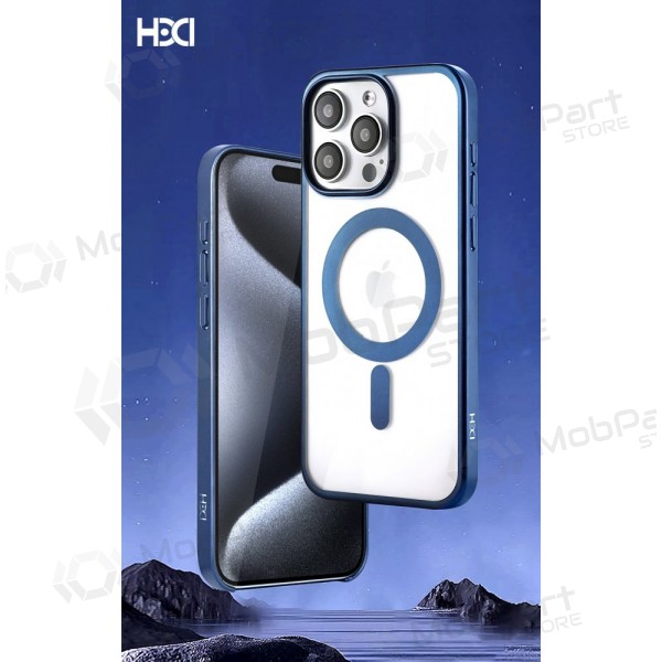 Hoesje HDD Electro MagSafe Case Apple iPhone 11 blauw