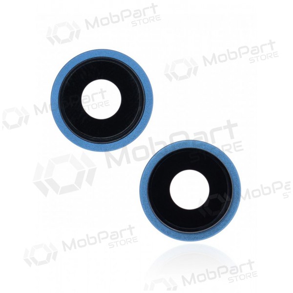 Apple iPhone 13 mini Cameraglas (2 stuks) Blauw (met frame)