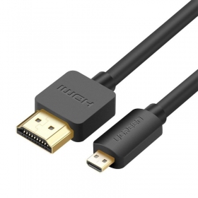 HDMI-kabel Ugreen HD127 HDMI naar Micro HDMI 1.5 m 4K 60 Hz zwart