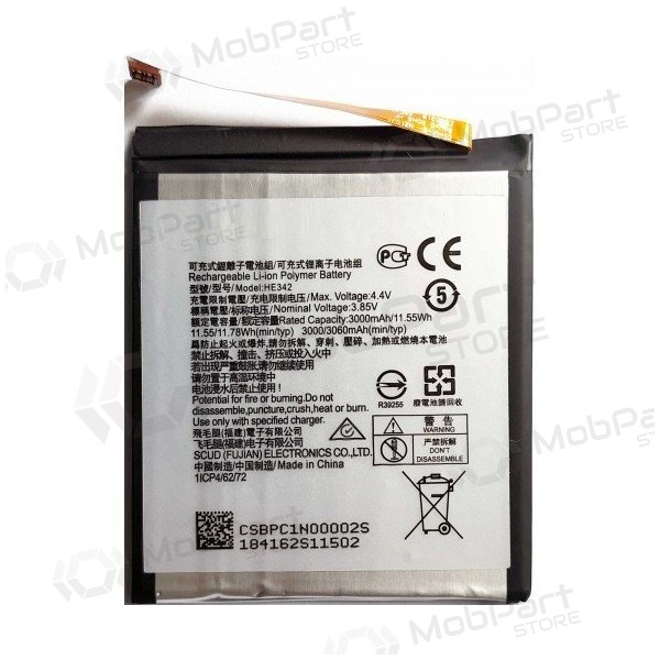 Nokia 6.1 Plus / 5.1 Plus / 7.1 batterij / accu (TA-1095 HE342) (3060mAh)