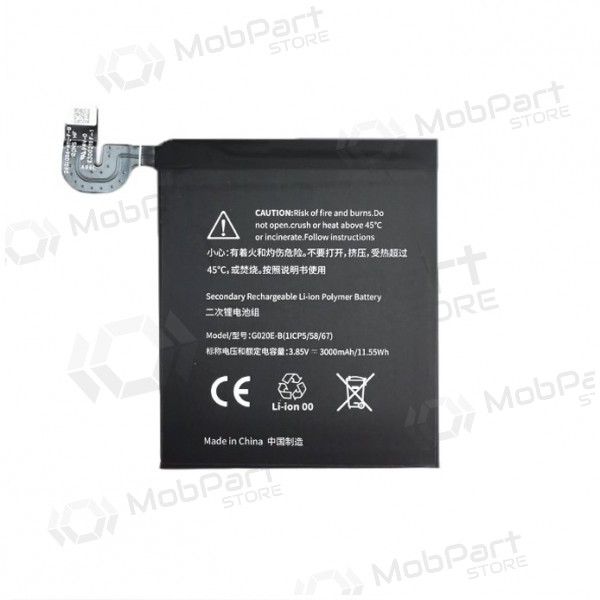 GOOGLE Pixel 3A batterij (3000mAh)