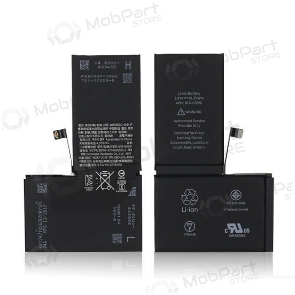 Apple iPhone X batterij / accu (2716mAh) - Premium
