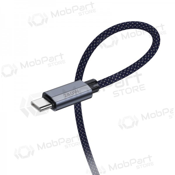 USB-C kabel Hoco U134 USB-C naar USB-C 1.8 m 240 W zwart