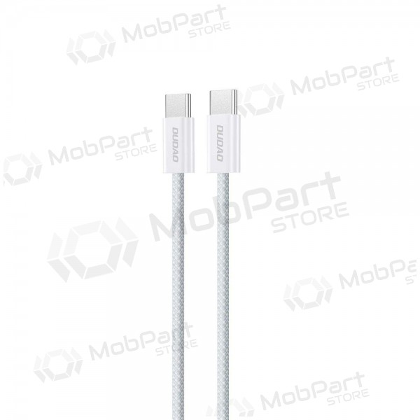 USB-C kabel Dudao L6C USB-C naar USB-C 1 m 60 W wit
