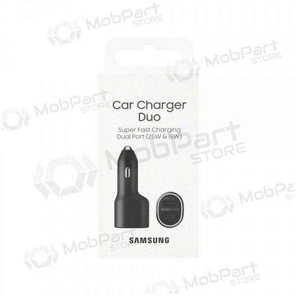 Lader automobilinis origineel Samsung EP-L4020NBEGEU 1xType-C 1xUSB-A zwart in het pakket 40W