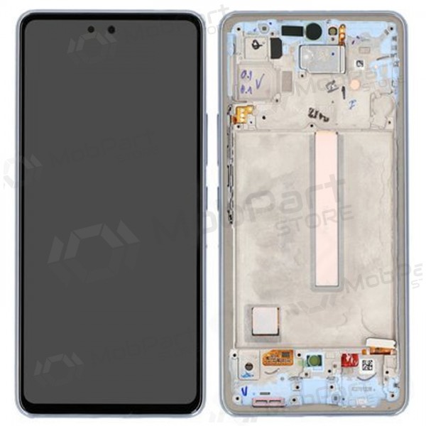 Samsung Galaxy A53 5G scherm (blauw) (met frame) (origineel)