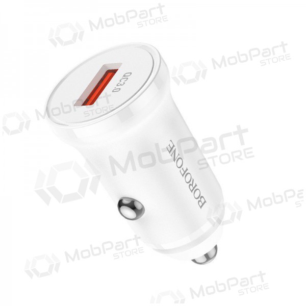 Lader automobilinis Borofone BZ18 Quick Charge 3.0 18W (wit)