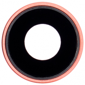 Apple iPhone XR cameraglas (roze) (met frame)